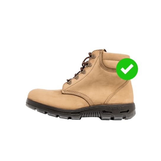 Footrel in shoe example 3